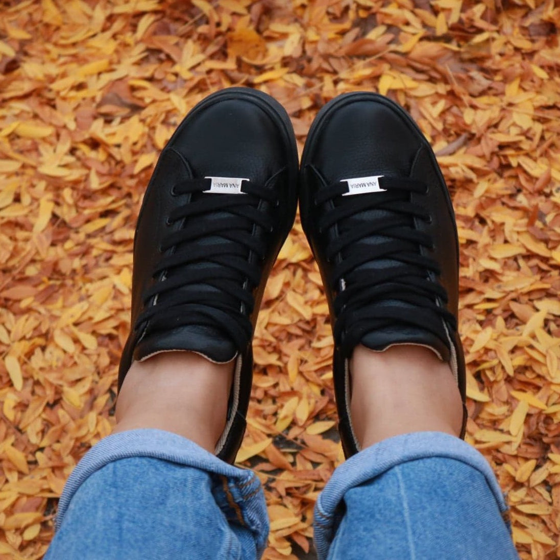 black shoes
