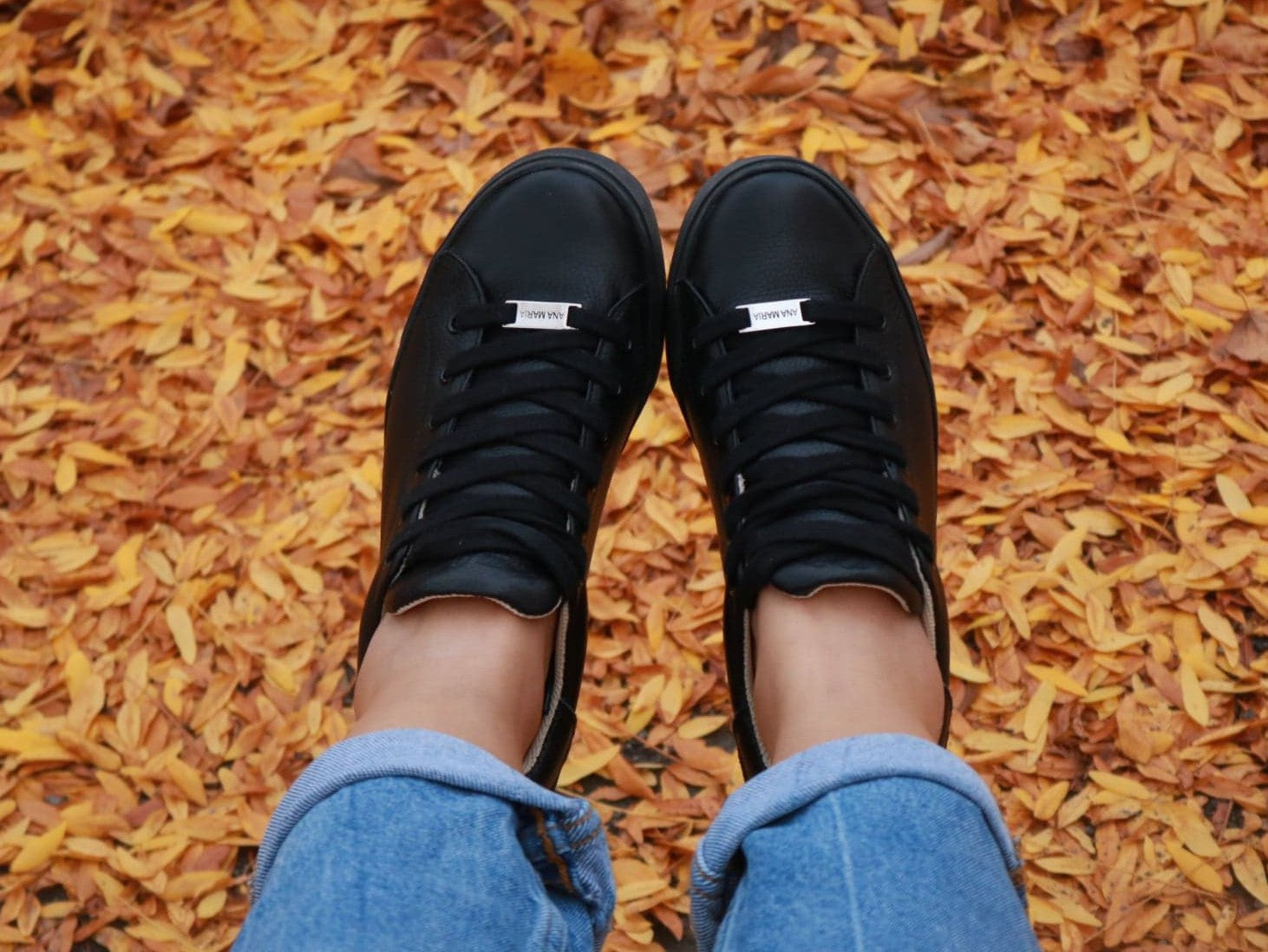 black shoes