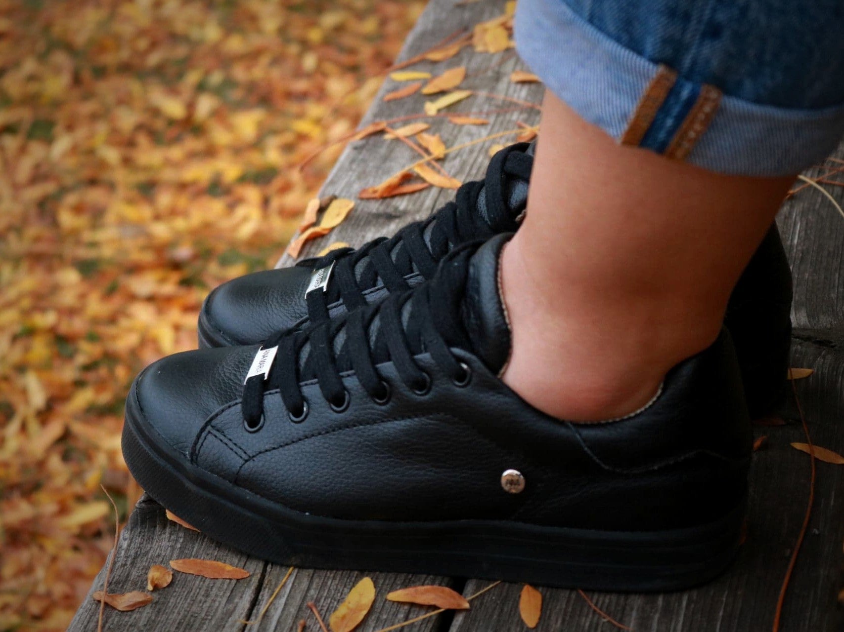 black sneaker