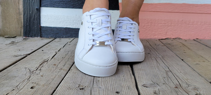 White Leather Sneakers