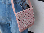 Cross-Body Pink Leather-Bag