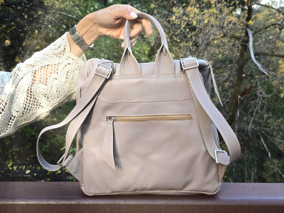 Backpack in Leather 3 in 1 display picture 1